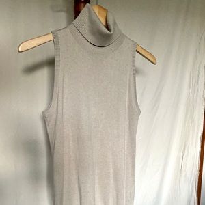 Cashmere Blend L.A.M.B. Sleeveless Turtleneck